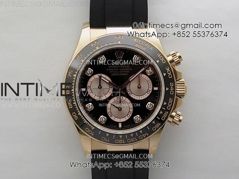 daytona-126515-qf-gain-weight-11-best-edition-black-dial-rg-subdial-diamonds-markers-on-oysterflex-strap-sh4131-v11.jpg Daytona 126515 QF Gain Weight 1:1 Best Edition Black Dial RG Subdial Diamonds Markers on Oysterflex Strap SH4131 V11 - Image 1