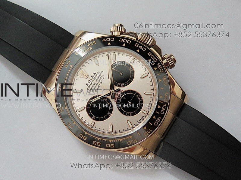 Daytona 126515 UFO Gain Weight 1:1 Best Edition RG Dial On Oysterflex Rubber Strap UF4131 (Free Sprung)