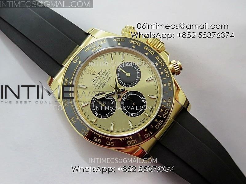 daytona-126518-gain-weight-vsf-1-1-best-edition-gold-dial-black-subdial-stick-marker-on-oysterflex-strap-dd4131.jpg Daytona 126518 Gain Weight VSF 1:1 Best Edition Gold Dial Black Subdial Stick Marker on Oysterflex Strap DD4131 - Image 1