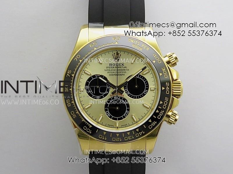 daytona-126518-ufo-gain-weight-11-best-edition-gold-dial-black-subdial-on-oysterflex-rubber-strap-uf4131-free-sprung.jpg Daytona 126518 UFO Gain Weight 1:1 Best Edition Gold Dial Black Subdial On Oysterflex Rubber Strap UF4131 (Free Sprung) - Image 1