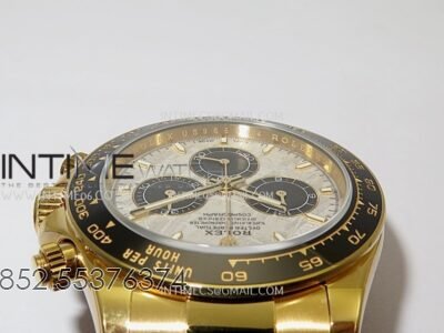 Daytona 126518 UFO Gain Weight 1:1 YG Best Edition Meteorite Dial On Oysterflex Rubber Strap UF4131 (Free Sprung) - Image 12