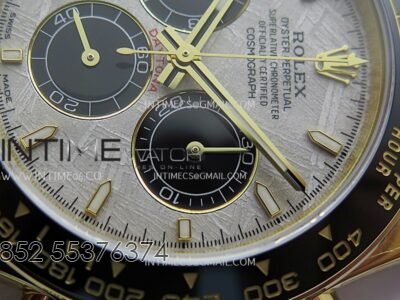 Daytona 126518 UFO Gain Weight 1:1 YG Best Edition Meteorite Dial On Oysterflex Rubber Strap UF4131 (Free Sprung) - Image 5