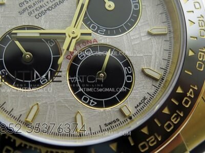 Daytona 126518 UFO Gain Weight 1:1 YG Best Edition Meteorite Dial On Oysterflex Rubber Strap UF4131 (Free Sprung) - Image 6