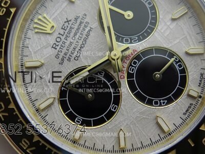 Daytona 126518 UFO Gain Weight 1:1 YG Best Edition Meteorite Dial On Oysterflex Rubber Strap UF4131 (Free Sprung) - Image 7