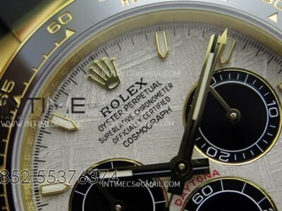 Daytona 126518 UFO Gain Weight 1:1 YG Best Edition Meteorite Dial On Oysterflex Rubber Strap UF4131 (Free Sprung) - Image 8