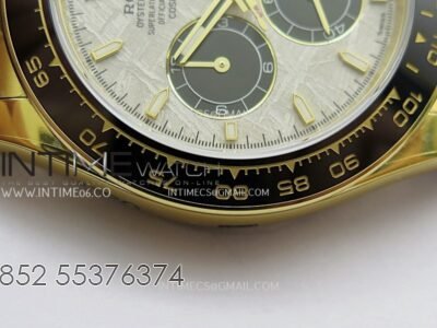 Daytona 126518 UFO Gain Weight 1:1 YG Best Edition Meteorite Dial On Oysterflex Rubber Strap UF4131 (Free Sprung) - Image 9