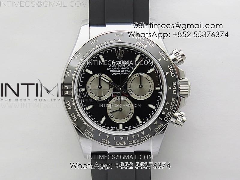 daytona-126519-qf-gain-weight-11-best-edition-black-dial-silver-subdial-sticks-markers-on-oysterflex-strap-sh4131-v11.jpg Daytona 126519 QF Gain Weight 1:1 Best Edition Black Dial Silver Subdial Sticks Markers on Oysterflex Strap SH4131 V11 - Image 1