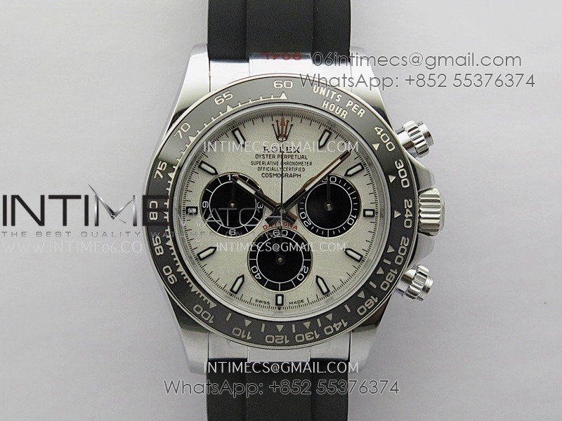 Daytona 126519 QF Gain Weight V11 1:1 Best Edition Real Meteorite Dial On Oysterflex Strap SH4131