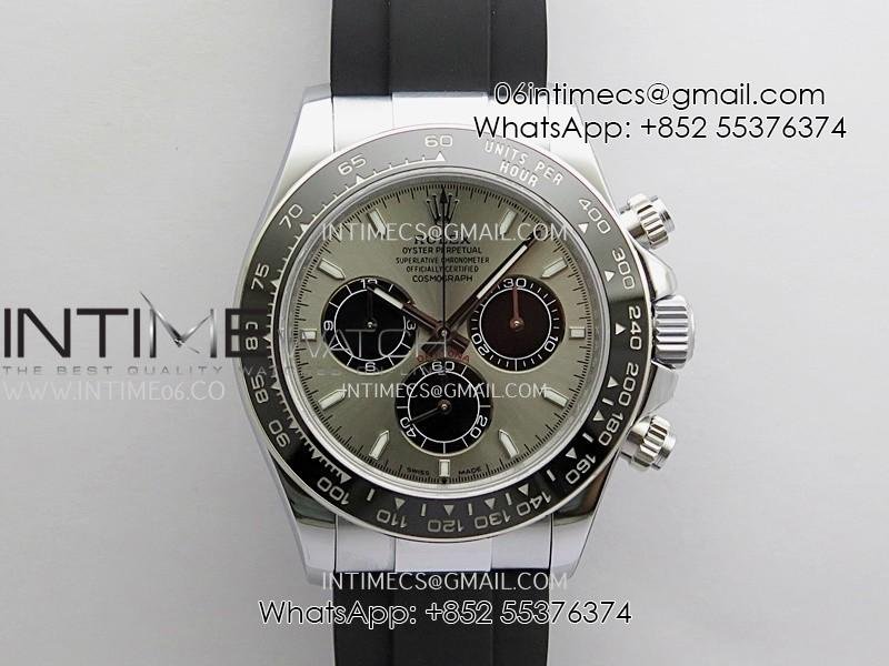 daytona-126519-ufo-gain-weight-11-best-edition-ss-sivler-dial-on-oysterflex-rubber-strap-uf4131-free-sprung.jpg Daytona 126519 UFO Gain Weight 1:1 Best Edition SS Sivler Dial On Oysterflex Rubber Strap UF4131 (Free Sprung) - Image 1