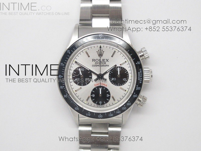 Daytona 6263 SS White Dial 2 on Bracelet Venus 75