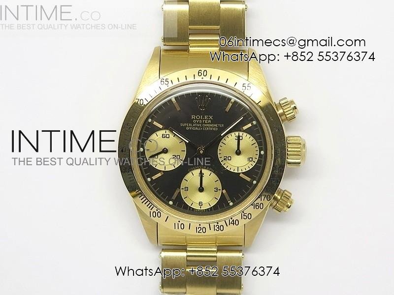 daytona-6265-yg-yg-metallic-black-dial-on-bracelet-venus-75-12.jpg Daytona 6265 YG/YG JKF Best Edition Black Dial on Bracelet Venus 75 - Image 1