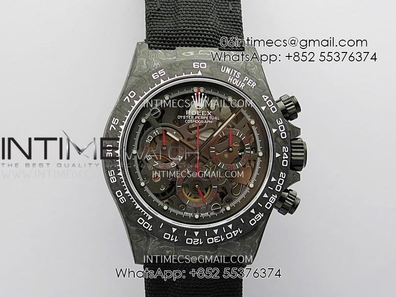 daytona-diw-carbon-red-second-hand-diwf-best-edition-skeleton-dial-on-black-nylon-strap-sa4130.jpg Daytona DIW Carbon Red Second Hand DIWF Best Edition Skeleton Dial On Black Nylon Strap SA4130 - Image 1