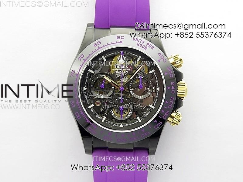 daytona-pvd-ceramic-bezel-getf-best-edition-skeleton-purple-dial-on-purple-rubber-strap-sa4130.jpg Daytona PVD Ceramic Bezel GETF Best Edition Skeleton Purple Dial on Purple Rubber Strap SA4130 - Image 1