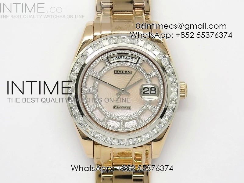 diam-bez-white-diamond-rose-tier-rose-wavy-dial-asian-2813-28800bph.jpg Diam Bez White Diamond/Rose Tier Rose Wavy Dial Asian 2813 28800bph - Image 1