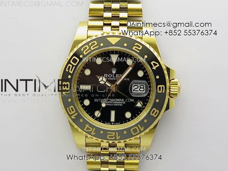 gmt-master-ii-126718-grnr-gain-weight-gold-factory-1-1-best-edition-black-dial-on-yg-jubilee-bracelet-vr3285-chs.jpg GMT Master II 126718 GRNR Gain Weight Gold Factory 1:1 Best Edition Black Dial on YG Jubilee Bracelet VR3285 CHS - Image 1