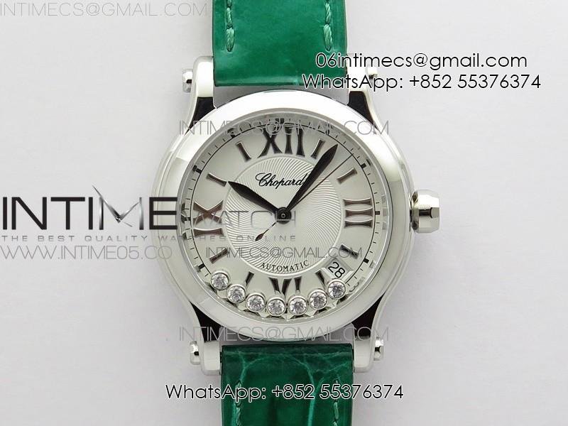happy-sport-automatic-ss-36mm-yyf-1-1-best-edition-white-dial-on-green-leather-strap-a2892.jpg HAPPY SPORT AUTOMATIC SS 36MM YYF 1:1 BEST EDITION WHITE DIAL ON GREEN LEATHER STRAP A2892 - Image 1