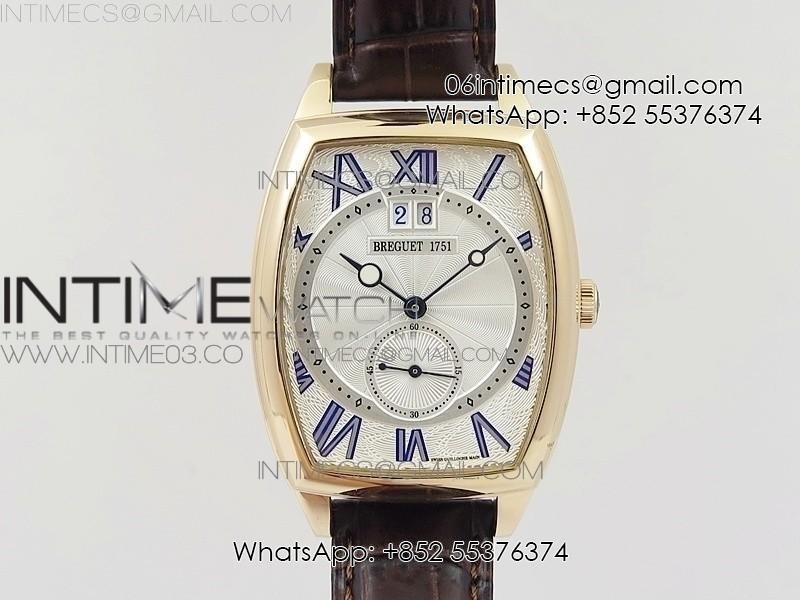 heritage-12-big-date-rg-hgf-white-dial-blue-roman-markers-on-brown-leather-strap-a23j.jpg Heritage @12 big date RG HGF White Dial Blue Roman Markers on Brown Leather Strap A23J - Image 1