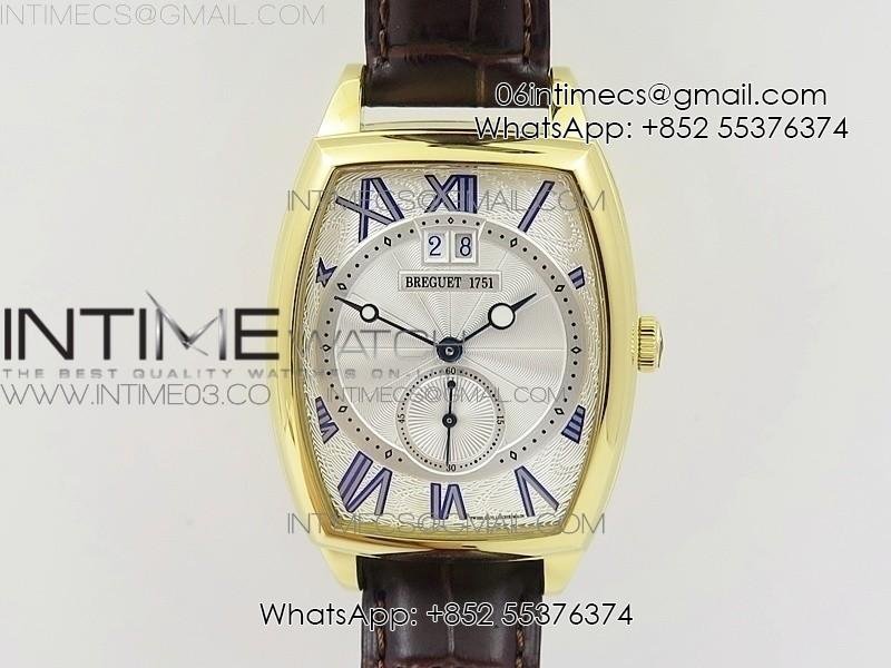 heritage-12-big-date-yg-hgf-white-dial-blue-roman-markers-on-brown-leather-strap-a23j.jpg Heritage @12 big date YG HGF White Dial Blue Roman Markers on Brown Leather Strap A23J - Image 1