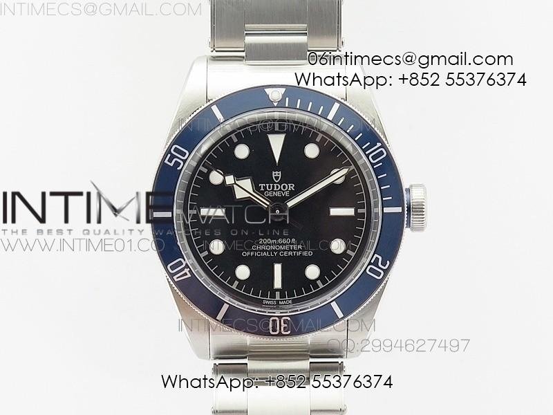 Heritage 2016 Black Bay Shield ZF 1:1 Best Edition Blue on SS Bracelet A2824 V5