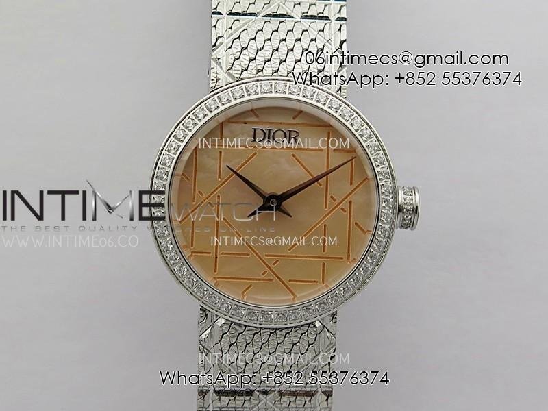 la-d-de-dior-satine-25mm-ssdiamonds-8848f-11-best-edition-pink-mop-dial-on-ss-bracelet-swiss-quartz.jpg La D de Dior Satine 25mm SS/Diamonds 8848F 1:1 Best Edition Pink MOP Dial On SS bracelet Swiss Quartz - Image 1
