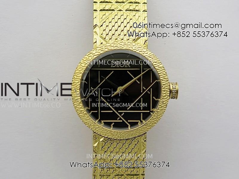 la-d-de-dior-satine-25mm-yg-8848f-11-best-edition-black-dial-on-yg-bracelet-swiss-quartz.jpg La D de Dior Satine 25mm YG 8848F 1:1 Best Edition Black Dial On YG bracelet Swiss Quartz - Image 1