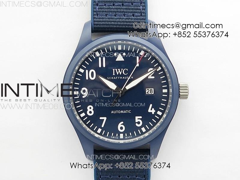 mark-xviii-iw328101-blue-ceramic-mf-1-1-best-edition-blue-dial-on-blue-nylon-strap-a2892.jpg Mark XVIII IW328101 Blue Ceramic M+F 1:1 Best Edition Blue Dial on Blue Nylon Strap A2892 - Image 1