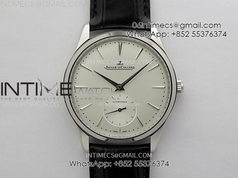 master-ultra-thin-small-second-ss-apsf-1-1-best-edition-white-dial-on-black-leather-strap-sa896-super-clone.jpg Master Ultra Thin Small Second SS APSF 1:1 Best Edition White Dial on Black Leather Strap SA896 Super Clone - Image 1