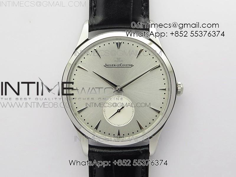 master-ultra-thin-small-second-ss-zf-1-1-best-edition-silver-dial-on-black-leather-strap-a896.jpg Master Ultra Thin Small Second SS ZF 1:1 Best Edition Silver Dial on Black Leather Strap A896 - Image 1