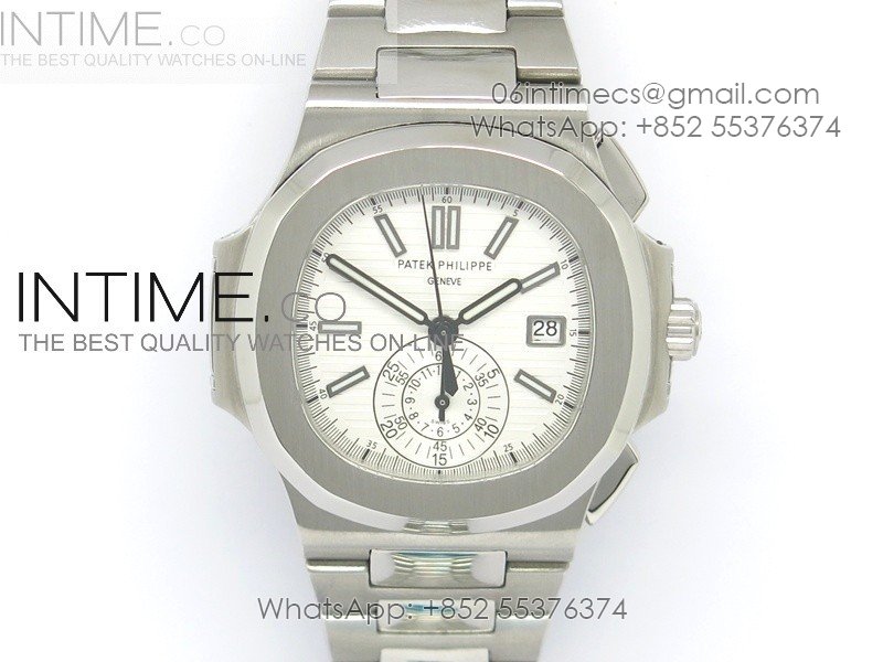 Nautilis Chrono ss/ss White Dial