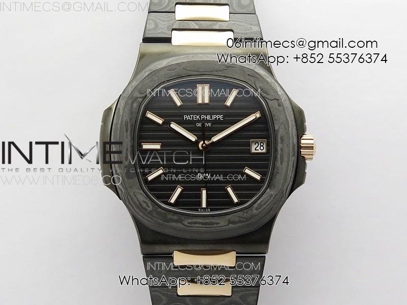 nautilus-5711-diw-carbon-diwf-1-1-best-edition-black-textured-dial-on-carbon-rg-bracelet-324cs.jpg Nautilus 5711 DIW Carbon DIWF 1:1 Best Edition Black Textured Dial on Carbon/RG Bracelet 324CS - Image 1