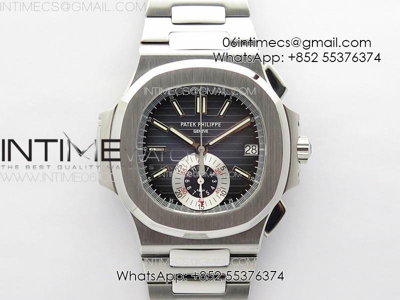 nautilus-5980-ss-ppf-best-edition-blue-dial-on-ss-bracelet-a28-520.jpg Nautilus 5980 SS PPF Best Edition Blue Dial on SS Bracelet A28-520 - Image 1