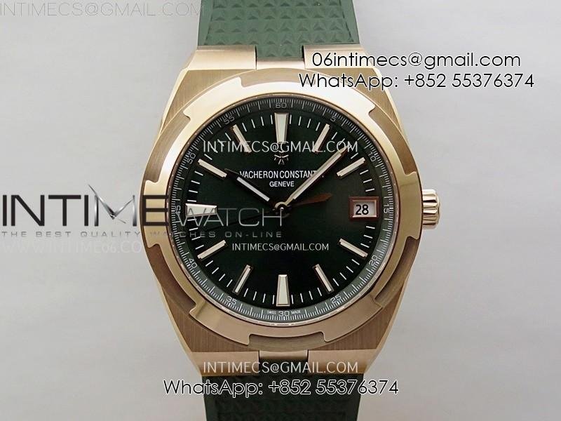 Overseas 4520V RG 8F Best Edition Green Dial On Green Rubber Strap A5100