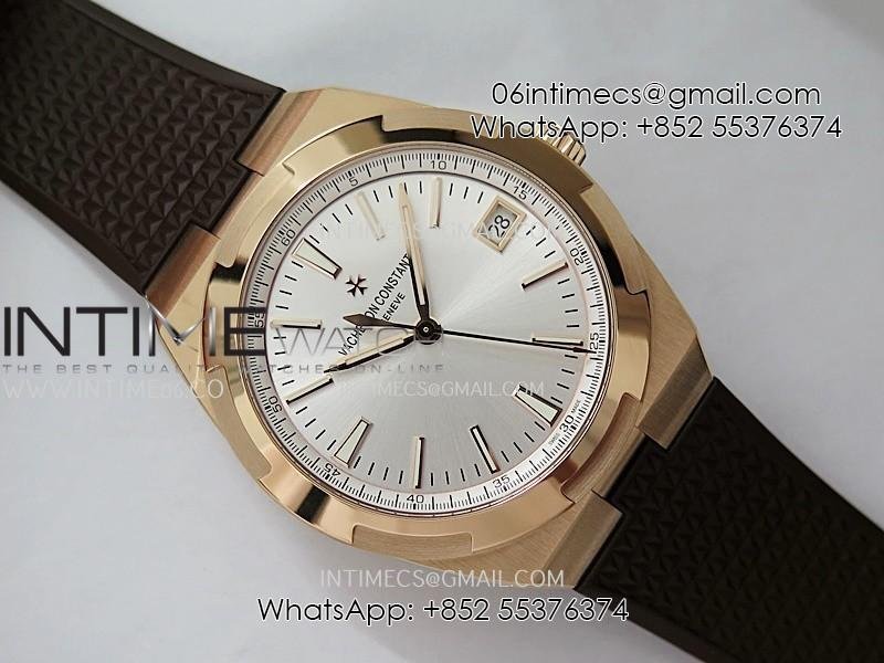 overseas-4520v-rg-v2-zf-11-best-edition-silver-dial-on-black-rubber-strap-super-clone-a5100.jpg Overseas 4520V RG V2 ZF 1:1 Best Edition Silver Dial On Black Rubber Strap Super Clone A5100 - Image 1