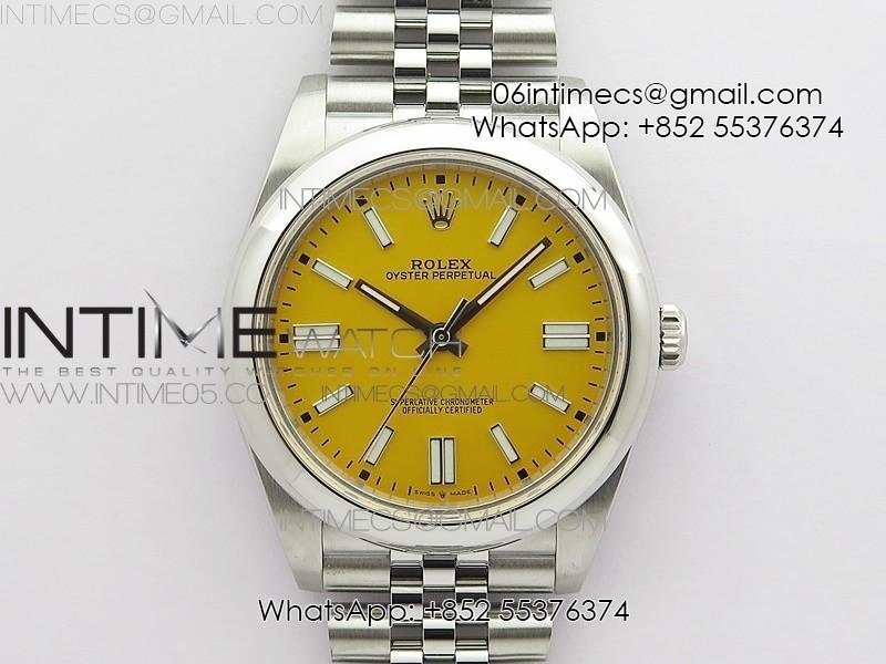 oyster-perpetual-41mm-124300-bp-best-edition-yellow-dial-on-ss-jubilee-bracelet.jpg Oyster Perpetual 41mm 124300 BP Best Edition Yellow Dial on SS Jubilee Bracelet - Image 1