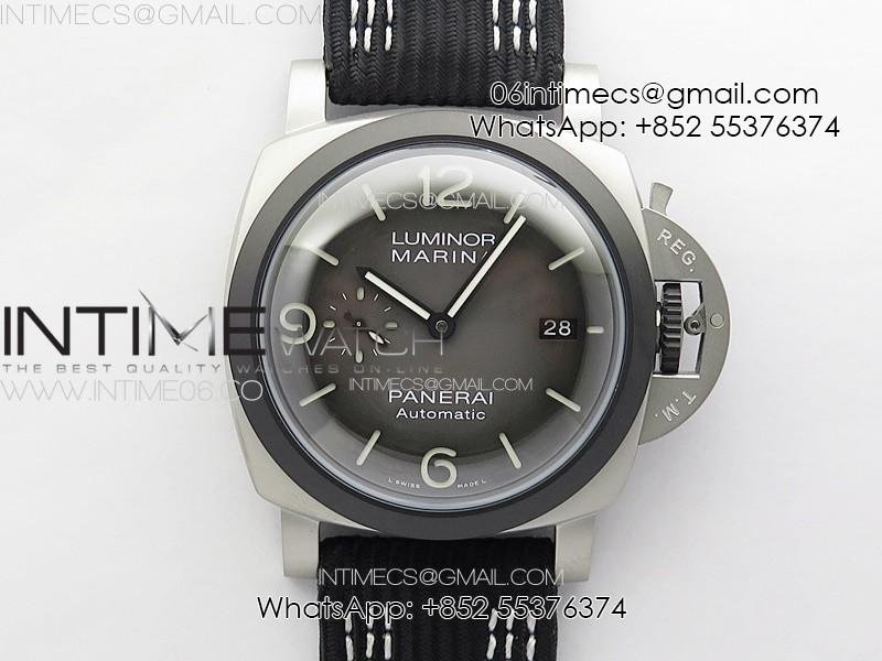 pam1122-ss-dlc-ttf-1-1-best-edition-gray-dial-on-black-blue-leather-strap-p9010.jpg PAM1122 SS/DLC TTF 1:1 Best Edition Gray Dial on Black/Blue Leather Strap P9010 - Image 1