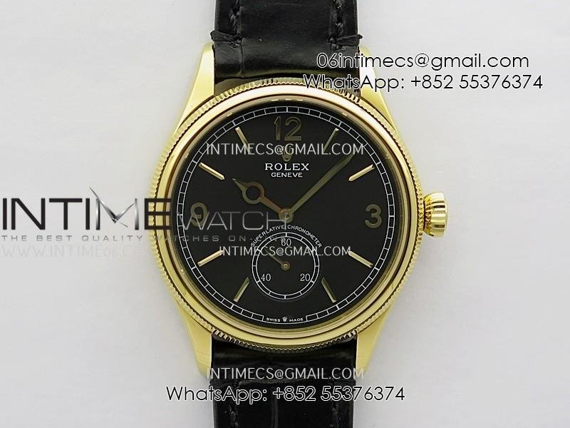 perpetual-1908-52509-39mm-yg-esf-black-dial-on-black-leather-strap-a7140.jpg Perpetual 1908 52509 39mm YG ESF Black Dial On Black Leather Strap A7140 - Image 1
