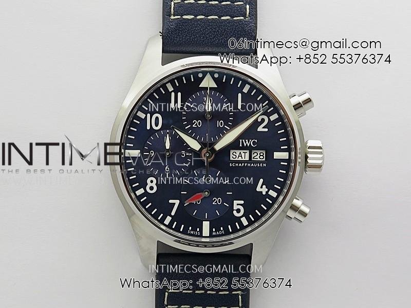 pilot-watch-iw388111-ss-apsf-11-best-edition-blue-dial-on-blue-leather-strap-a69385.jpg Pilot Watch IW388111 SS APSF 1:1 Best Edition Blue Dial On Blue Leather Strap A69385 - Image 1