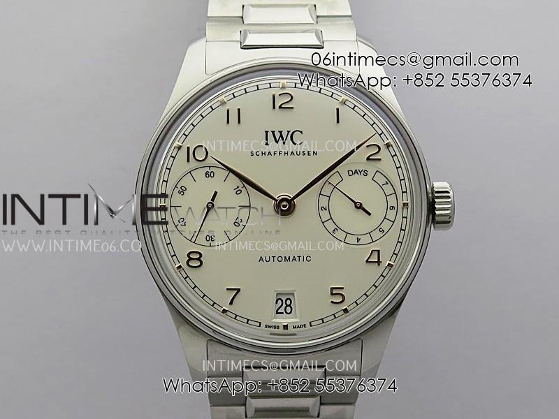 portugieser-iw501701-42mm-ss-apsf-11-best-edition-white-dial-rg-marker-on-ss-bracelet-a52010.jpg Portugieser IW501701 42mm SS APSF 1:1 Best Edition White Dial RG Marker On SS Bracelet A52010 - Image 1