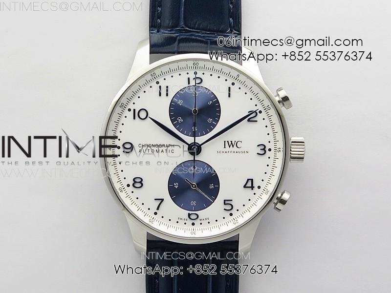 portuguese-chrono-iw371620-azf-1-1-best-edition-white-blue-dial-on-blue-leather-strap-a69355.jpg Portuguese Chrono IW371620 AZF 1:1 Best Edition White/Blue Dial on Blue Leather Strap A69355 - Image 1