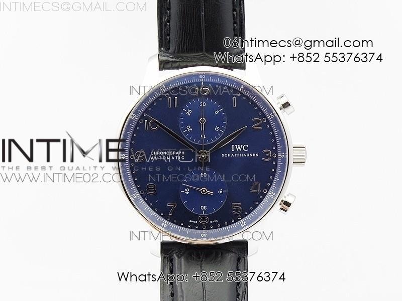 portuguese-iw371491-zf-v3-1-1-best-edition-ss-blue-dial-on-black-leather-strap-a79350-slim-movement.jpg Portuguese IW371491 ZF V3 1:1 Best Edition SS Blue dial on Black Leather Strap A79350 (Slim Movement) - Image 1