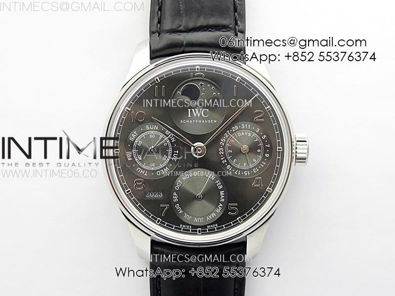 portuguese-iw503301-real-pr-ss-apsf-1-1-best-edition-gray-dial-on-black-leather-strap-a52010.jpg Portuguese IW503301 Real PR SS APSF 1:1 Best Edition Gray Dial On Black Leather Strap A52010 - Image 1