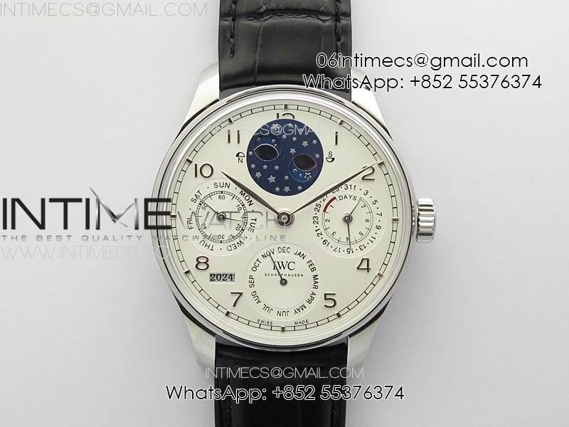 portuguese-iw503406-real-pr-ss-apsf-1-1-best-edition-white-dial-on-black-leather-strap-a52610.jpg Portuguese IW503406 Real PR SS APSF 1:1 Best Edition White Dial On Black Leather Strap A52610 - Image 1