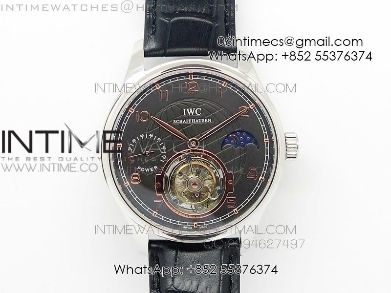portuguese-tourbillon-ss-axf-gray-dial-gold-numbers-moonphase-on-black-leather-strap.jpg Portuguese Tourbillon SS AXF Gray Dial Gold Numbers moonphase on Black Leather Strap - Image 1