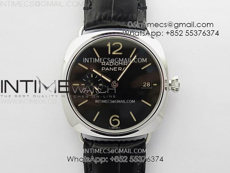 radiomir-pam1294-y-40mm-ss-vsf-1-1-best-edition-black-dial-on-black-leather-strap-asian-p900.jpg Radiomir PAM1294 Y 40mm SS VSF 1:1 Best Edition Black Dial on Black Leather Strap Asian P900 - Image 1