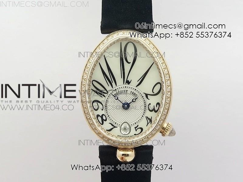 reine-de-naples-8918bb-rg-zf-1-1-best-edition-white-mop-dial-diamonds-bezel-on-black-fabric-strap-a537.jpg Reine de Naples 8918BB RG ZF 1:1 Best Edition White MOP Dial Diamonds Bezel on Black Fabric Strap A537 - Image 1