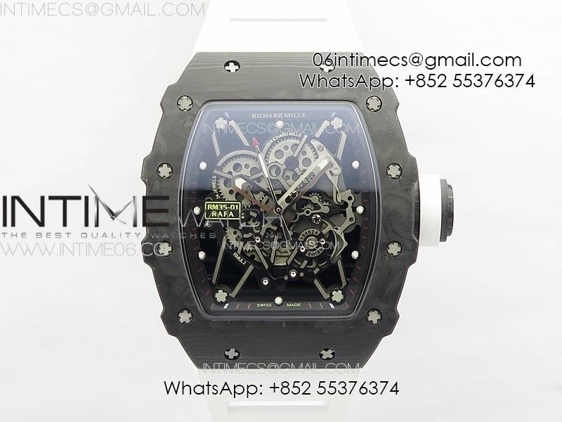 rm035-01-forged-carbon-case-kuf-best-edition-white-crown-on-white-rubber-strap-miyota8215.jpg RM035-01 Forged Carbon Case KUF Best Edition White Crown on White Rubber Strap MIYOTA8215 - Image 1