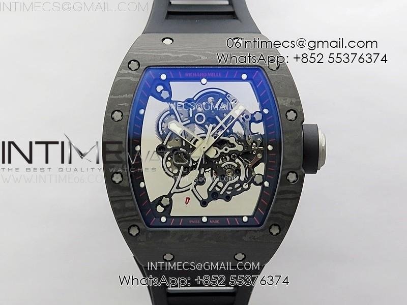 rm055-black-inner-bezel-black-crown-ntpt-ti-zf-1-1-best-edition-on-black-rubber-strap-rmul2-super-clone.jpg RM055 Black inner Bezel Black Crown NTPT/Ti ZF 1:1 Best Edition on Black Rubber Strap RMUL2 Super Clone - Image 1