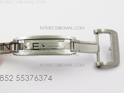 RM11-03 SS KVF 1:1 Best Edition Crystal Skeleton Dial on White Racing Rubber Strap A7750 - Image 10