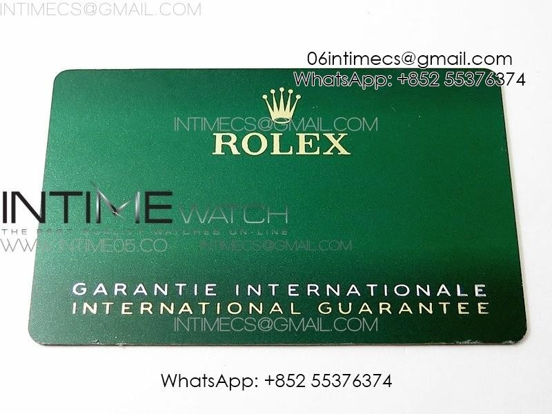 Rolex Warranty Card with tag 2020 Version