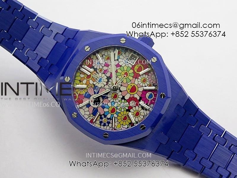royal-oak-15500-blue-ceramic-apsf-11-best-edition-celebration-dial-on-blue-ceramic-bracelet-sa4302-super-clone.jpg Royal Oak 15500 Blue Ceramic APSF 1:1 Best Edition Celebration Dial On Blue Ceramic Bracelet SA4302 Super Clone - Image 1